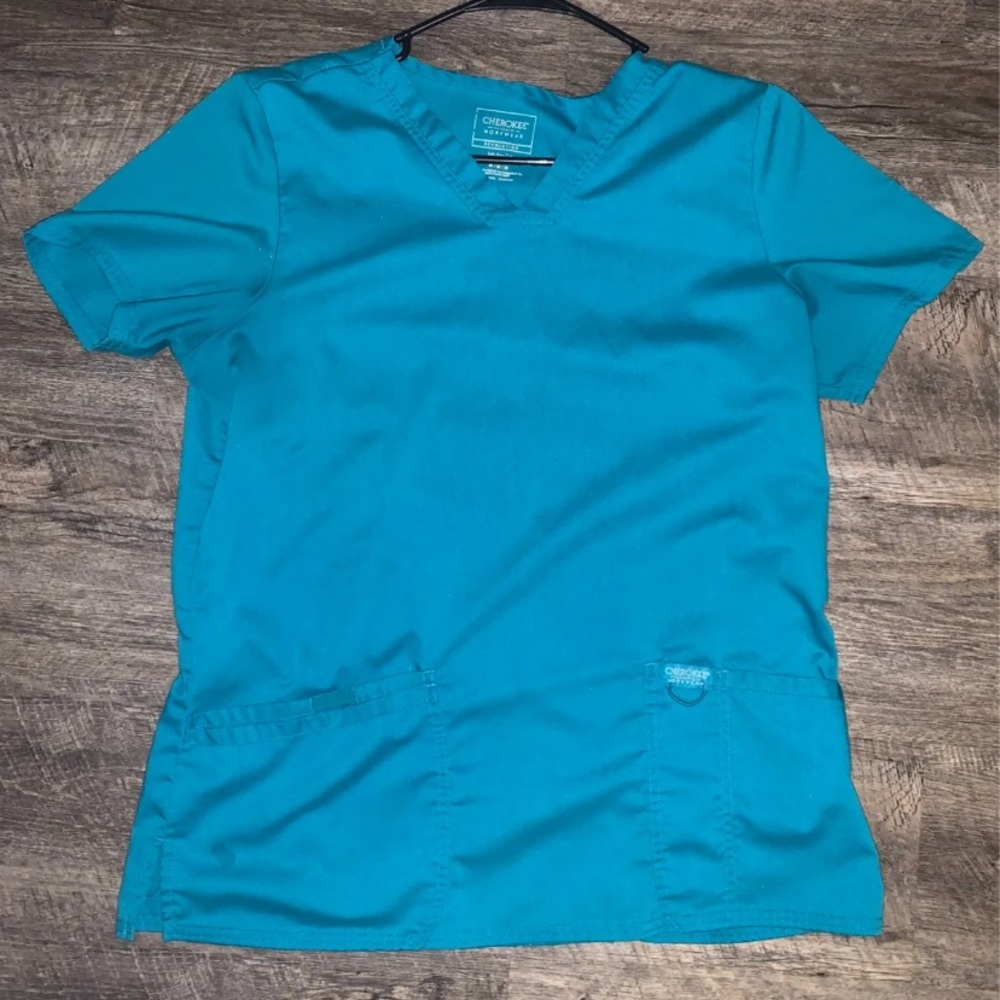 Cherokee Workwear Teal Medium Women’s Scrubs Set